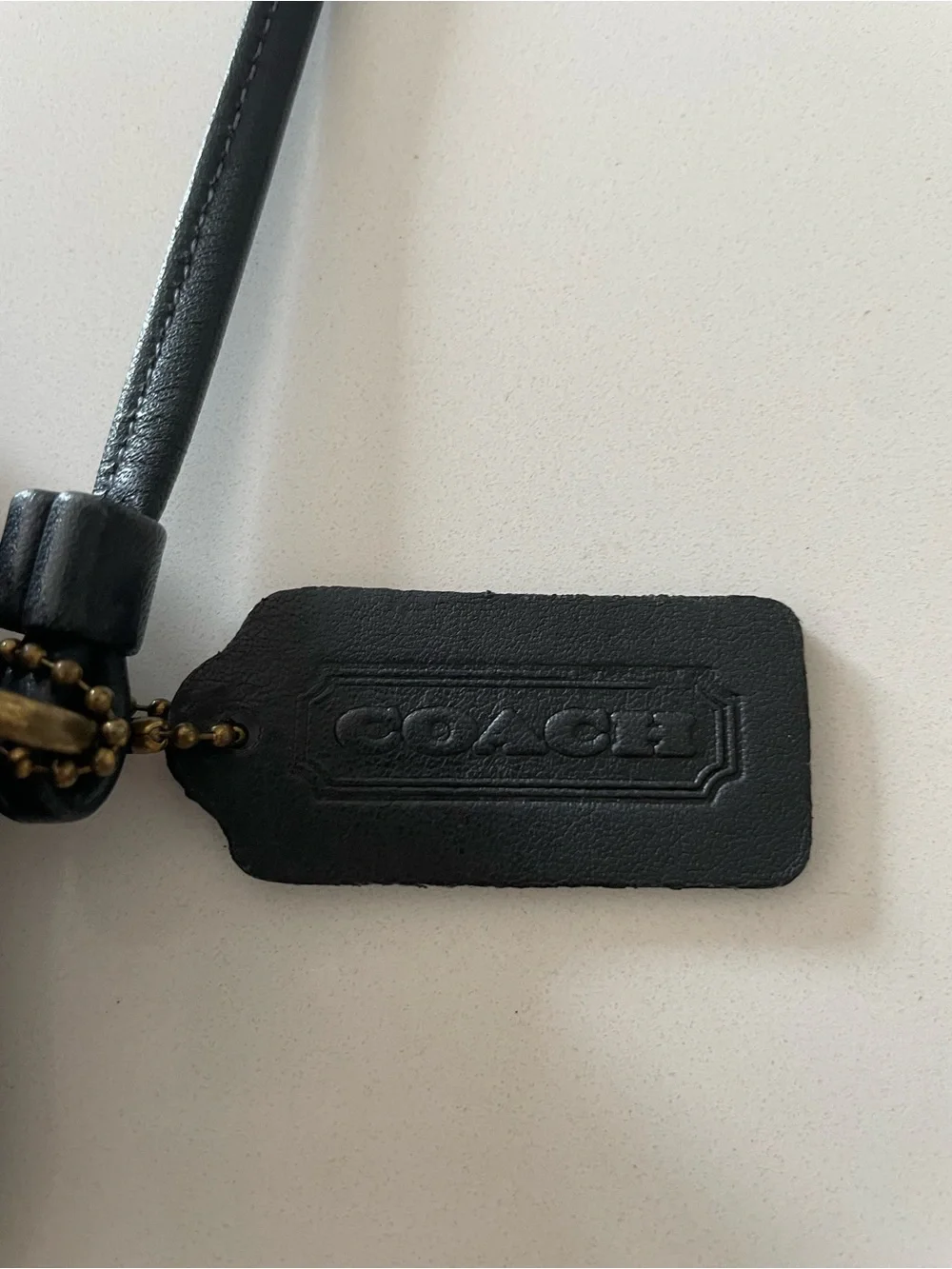 Vintage Coach Black Soft Leather Crossbody Bag Purse Excellent!